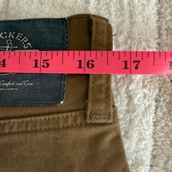 Dockers Mens 31 Slim Brown All Season Tech Jeans Stretch Timeless Casual - Picture 9 of 16